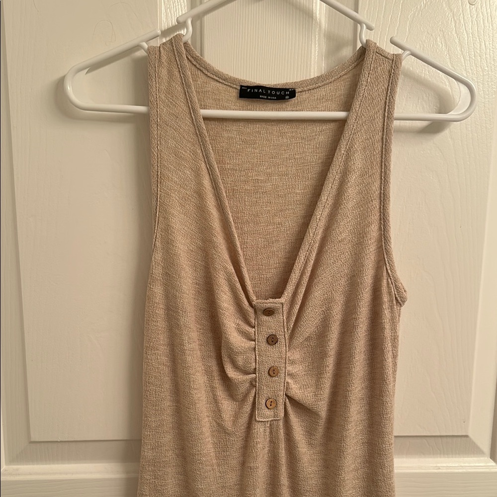 Beige Maxi Dress - Picture 3 of 3